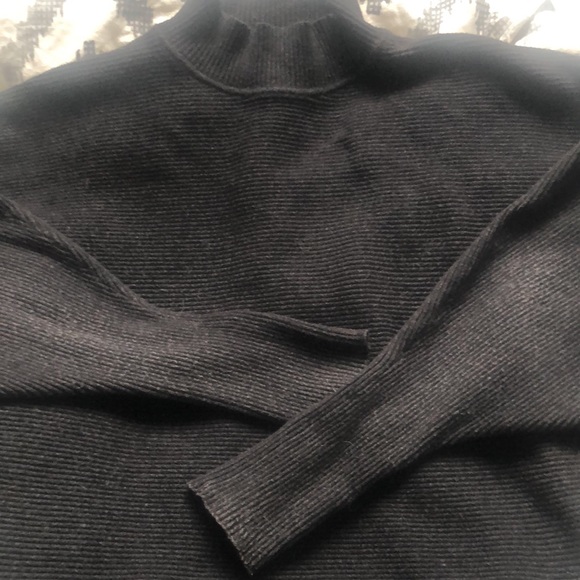 Zara BLACK KNIT CROPPED SWEATER Size M - Picture 10 of 12